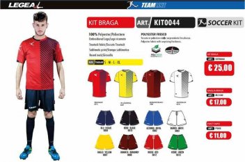 LEGEA Kit Braga Neuheiten 2016